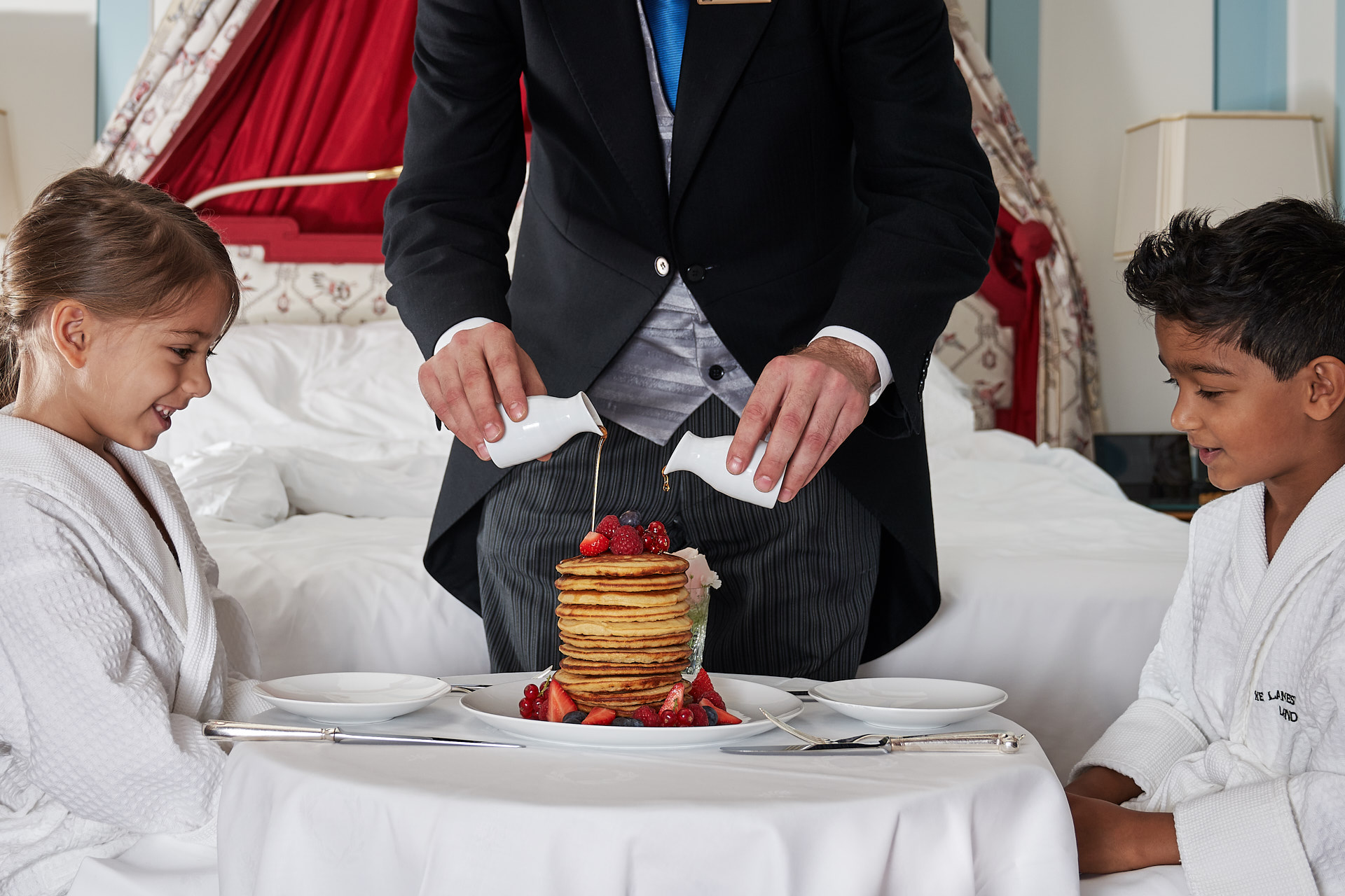 Breakfast in bed for your children at The Lanesborough