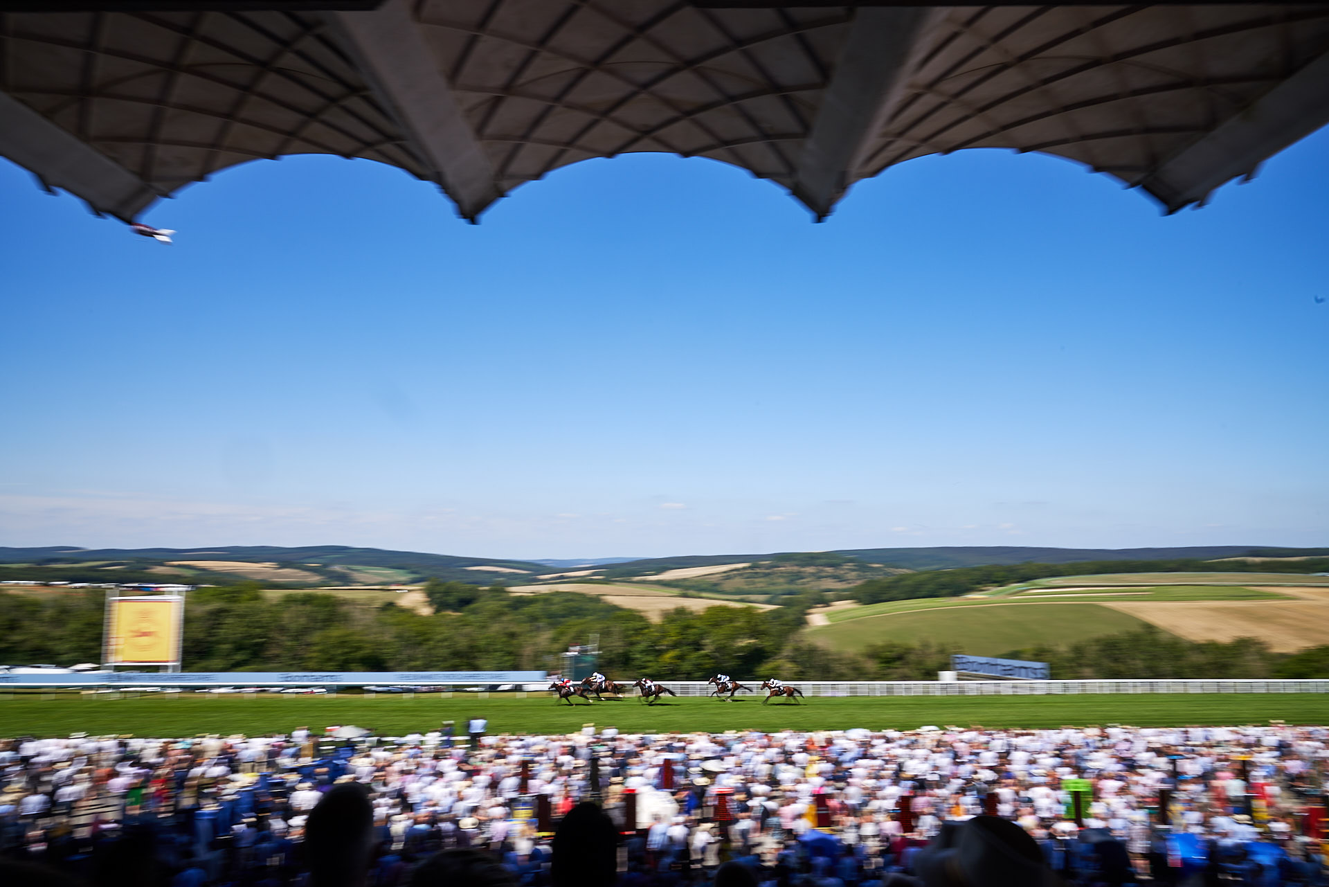 View from the main stand at the Qatar Goodwood Festival 2018