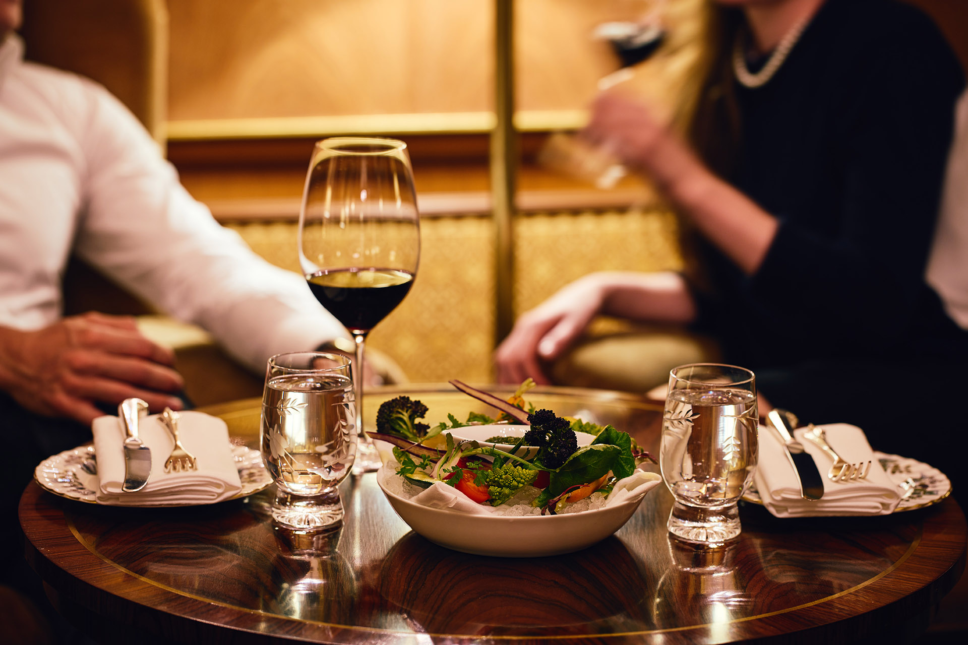 Lifestyle moment in the bar at The Lanesborough